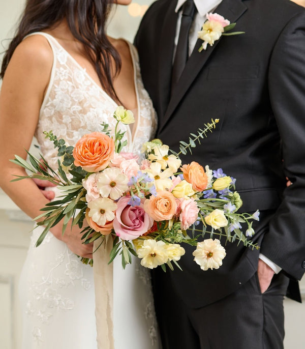 Bridal Bouquet Avant Garde Colorful - Flowers for Dreams