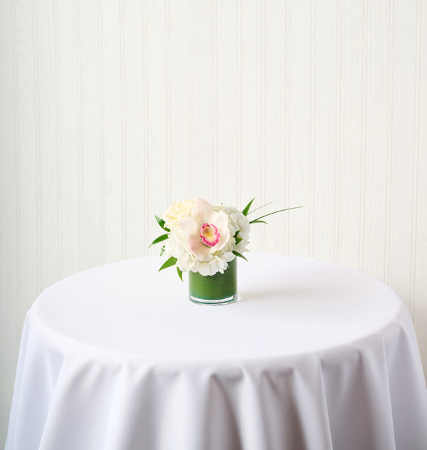 Modern White Cocktail Arrangement